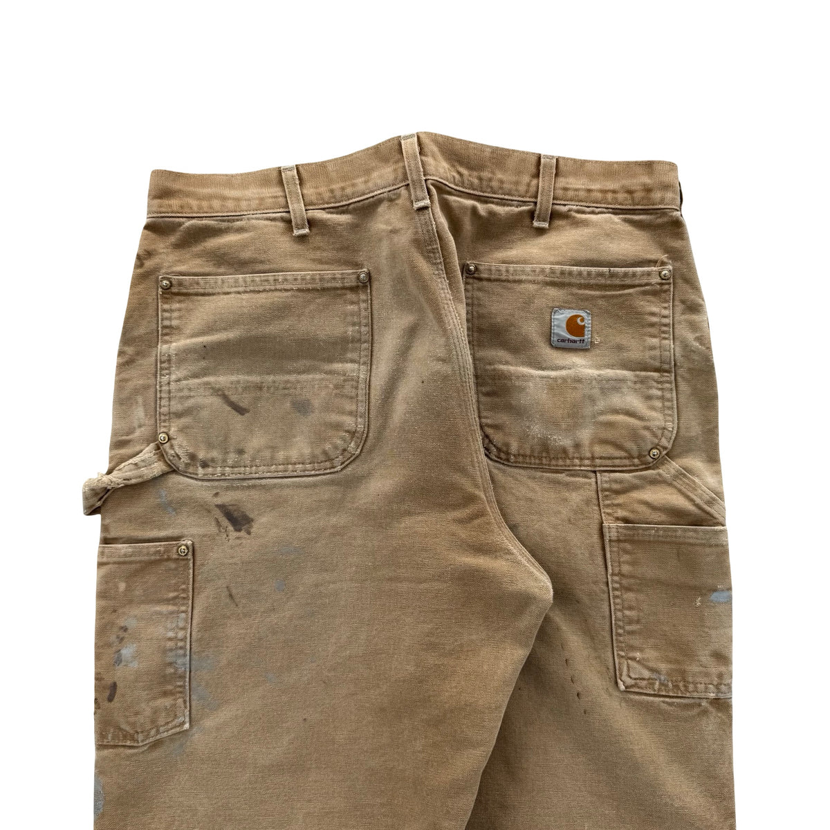 Distressed Tan Carhartt Double Knees (36x36)