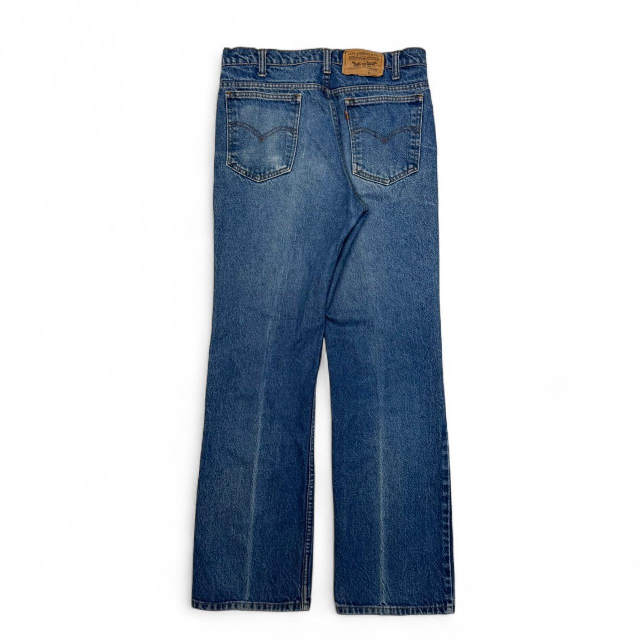 1980s Orange Tab Bootcut Jeans (32x30)