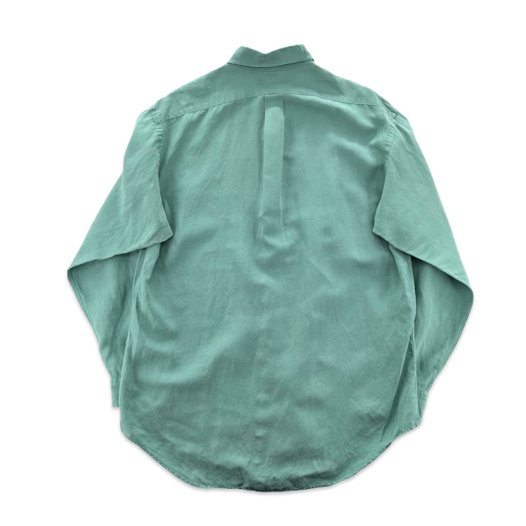 Vintage Polo Ralph Lauren Silk Linen Shirt (M)