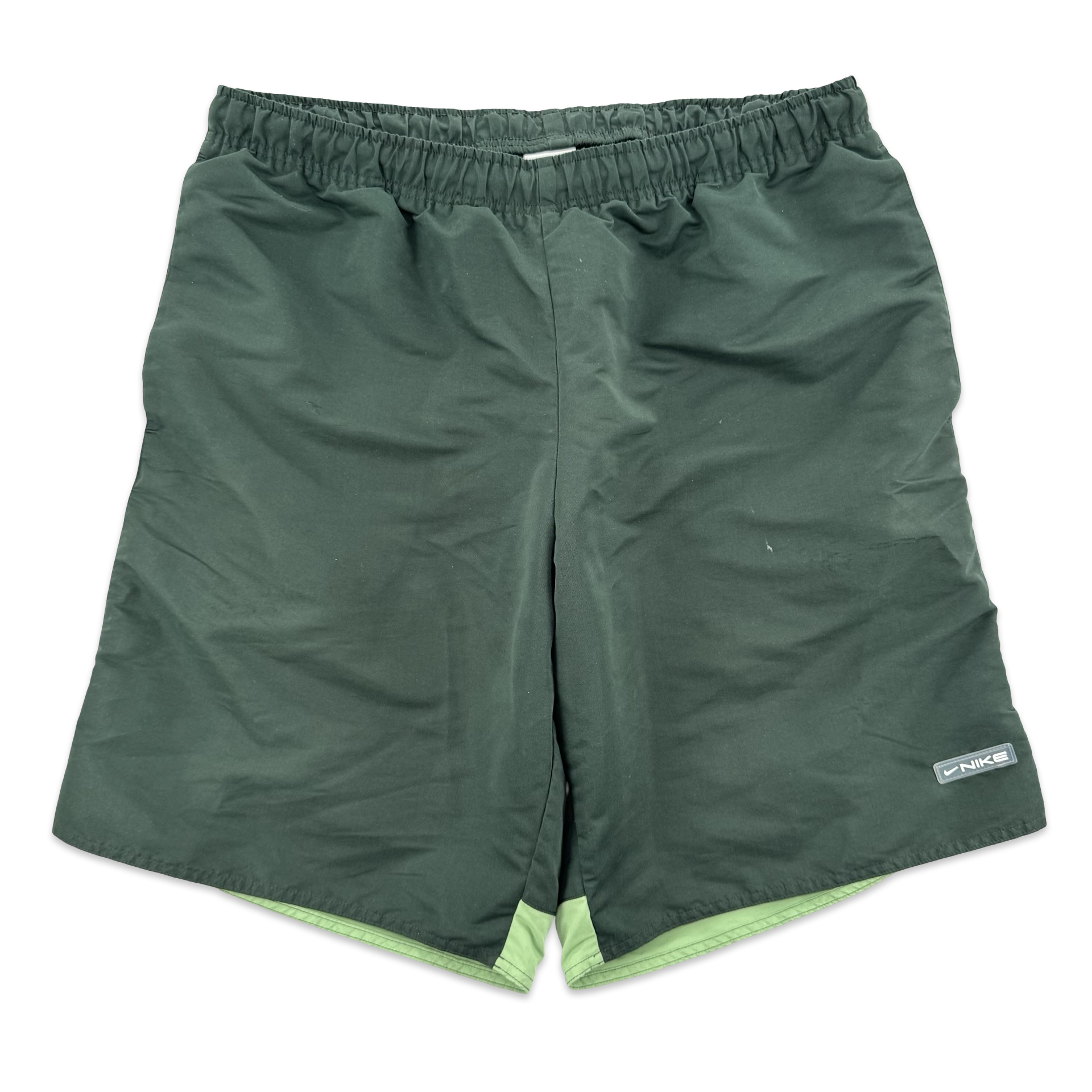 2000s Green Nike Shorts (XL)