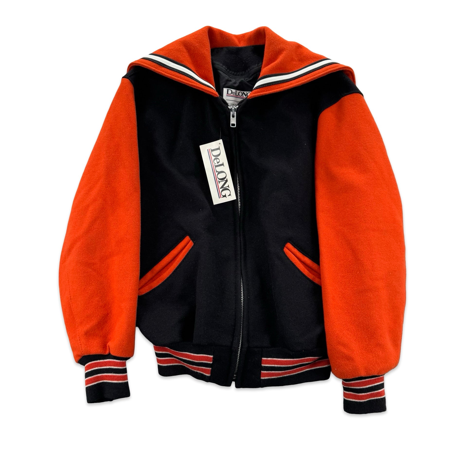 90s Delong Deadstock Varsity Jacket (L)