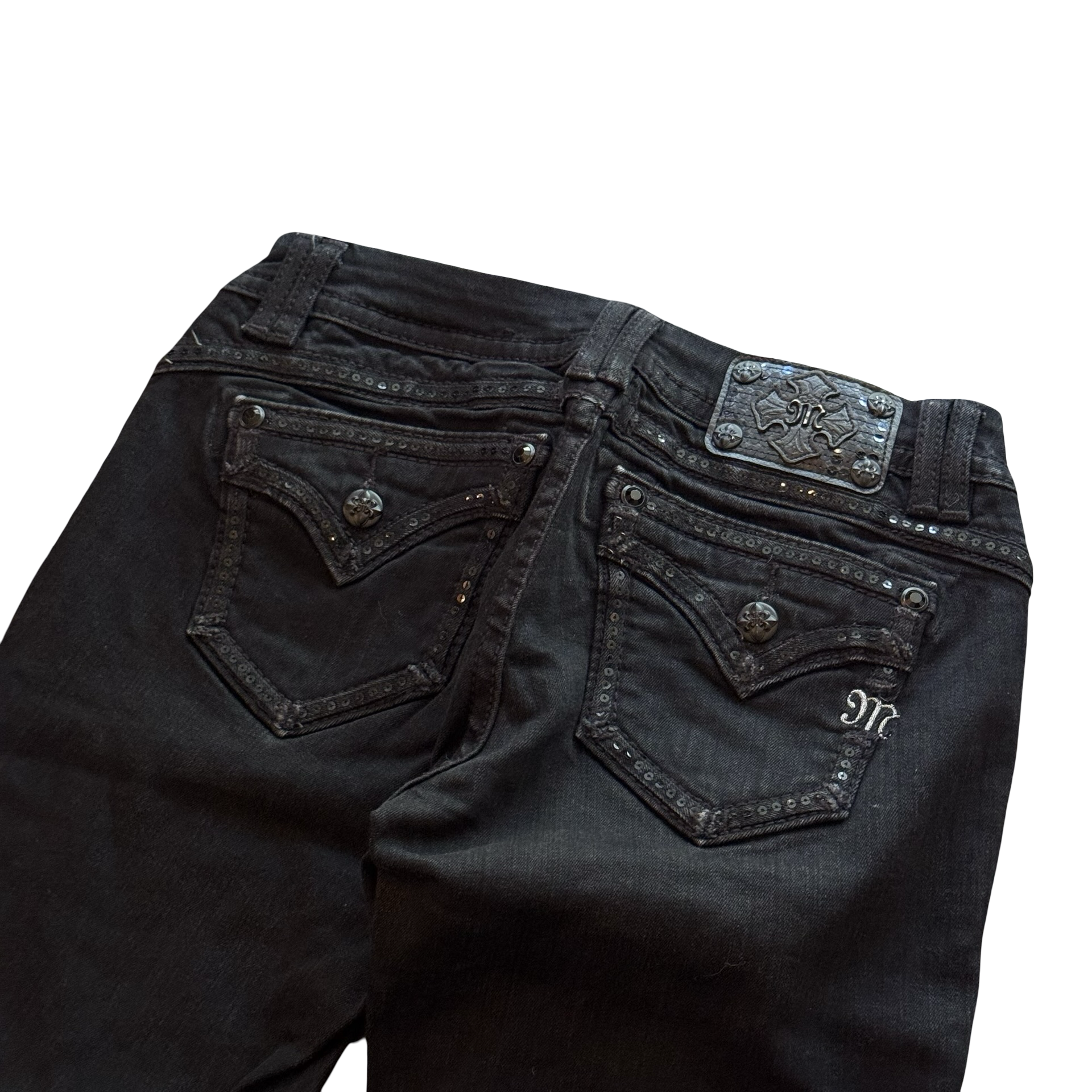 2000s Miss Me Embroidered Jeans (30x31)