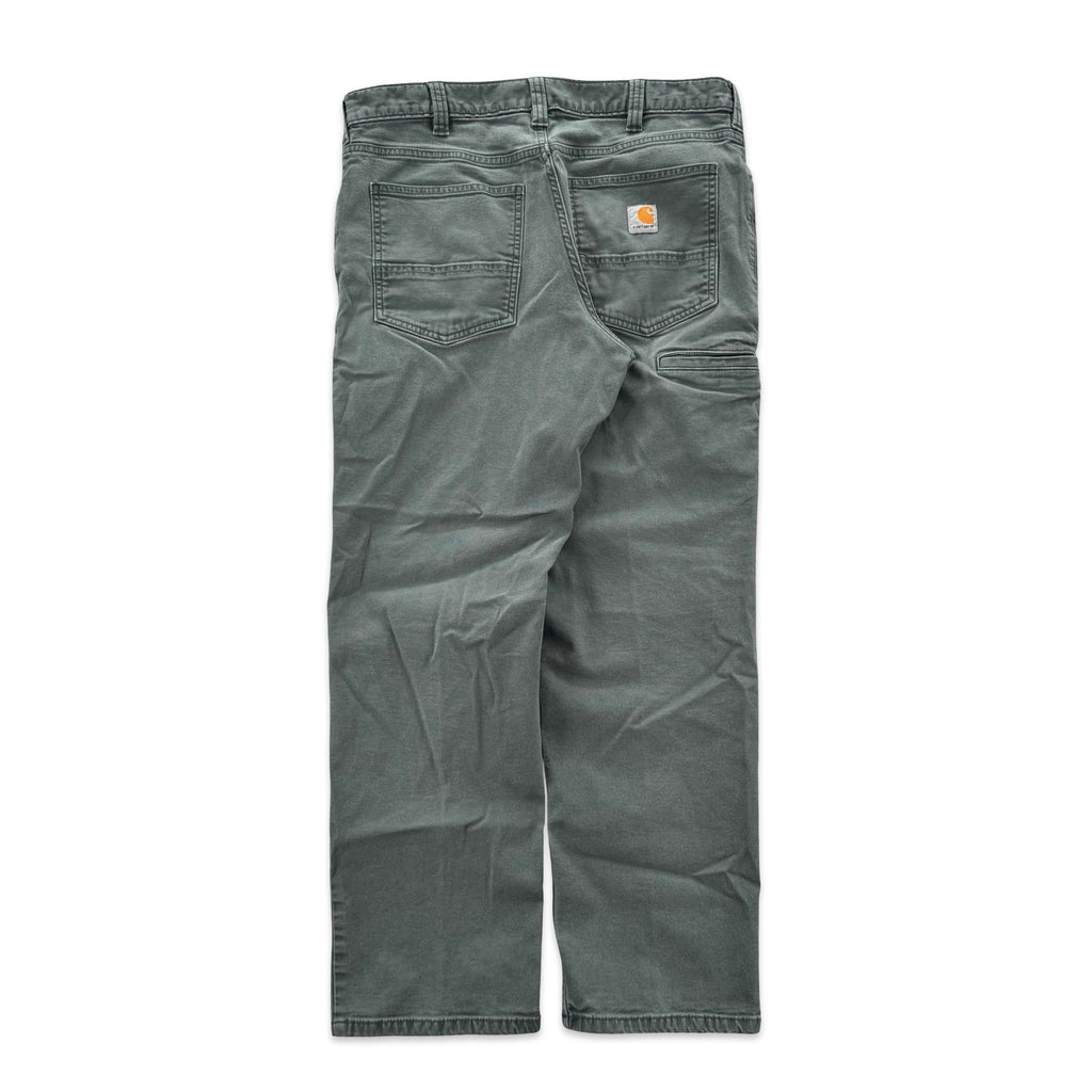Green Relaxed Fit Carhartt Utility Pants (33x28)