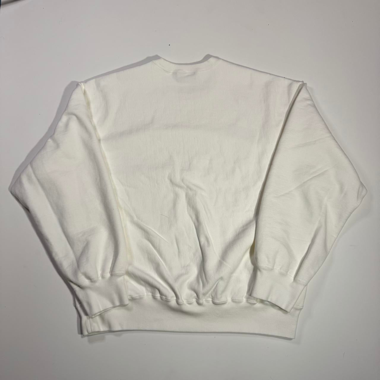 F/W 24 Supreme Washed White Box Logo Crewneck (XL)