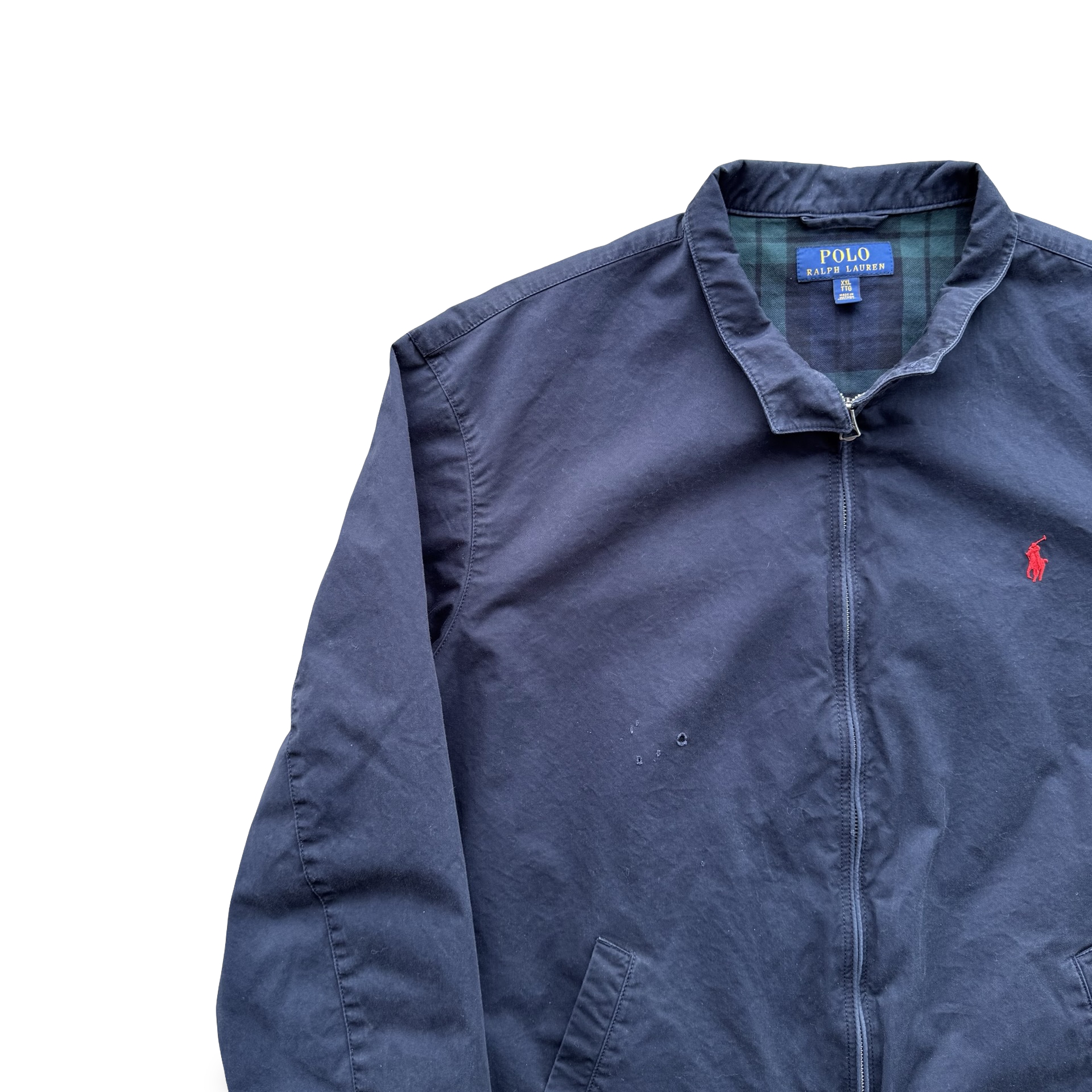 Navy Blue Ralph Lauren Harrington Jacket (XXL)