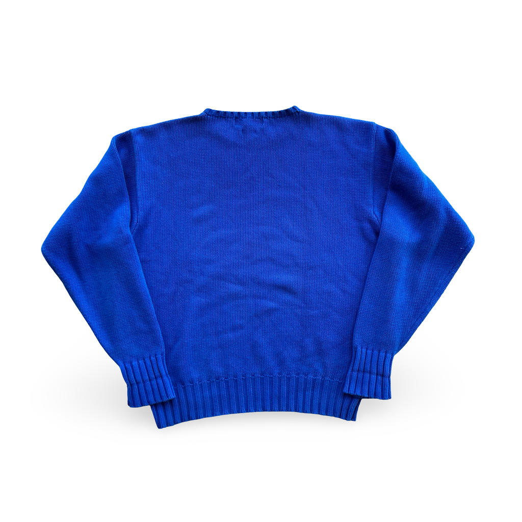 Vintage Blue Ralph Lauren Knit Sweater (L)