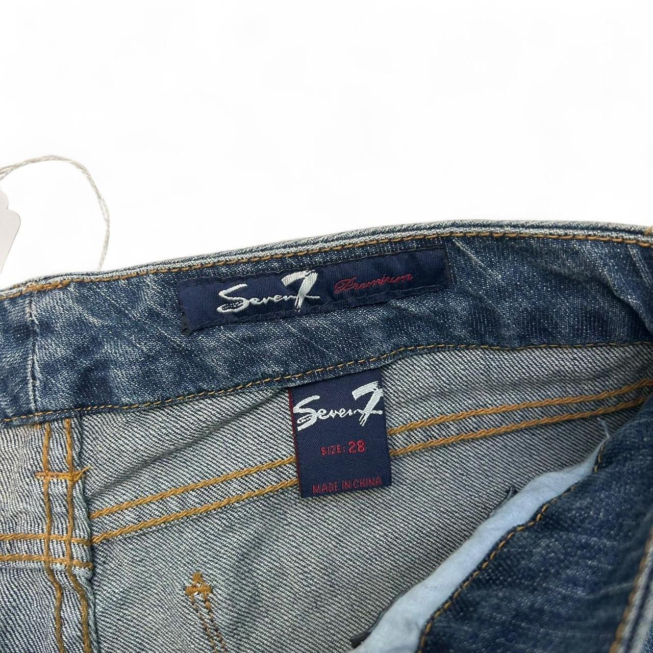2000’s Embroidered Seven 7 Low Rise Jeans (28)