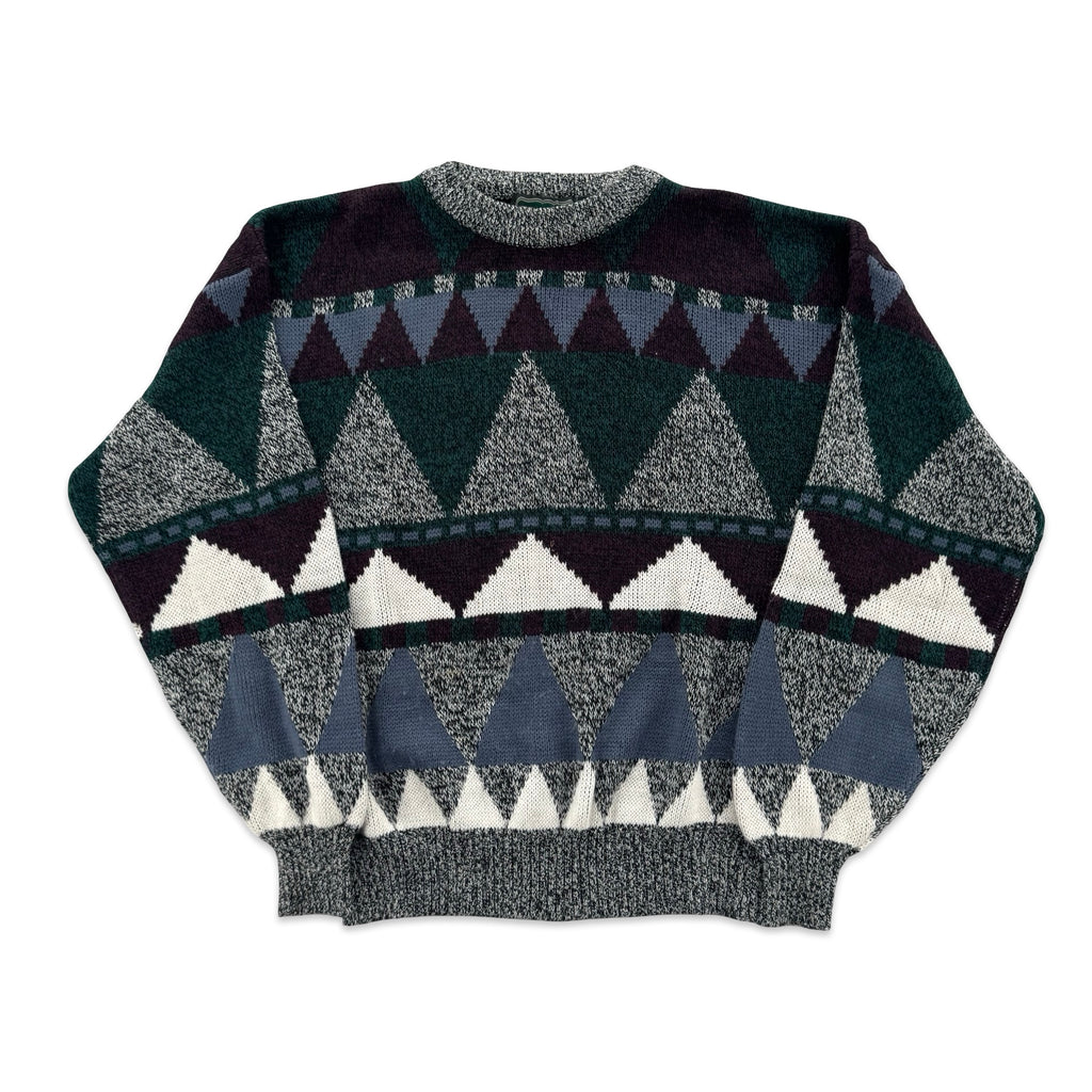 Vintage Campus Knit Sweater (XL)