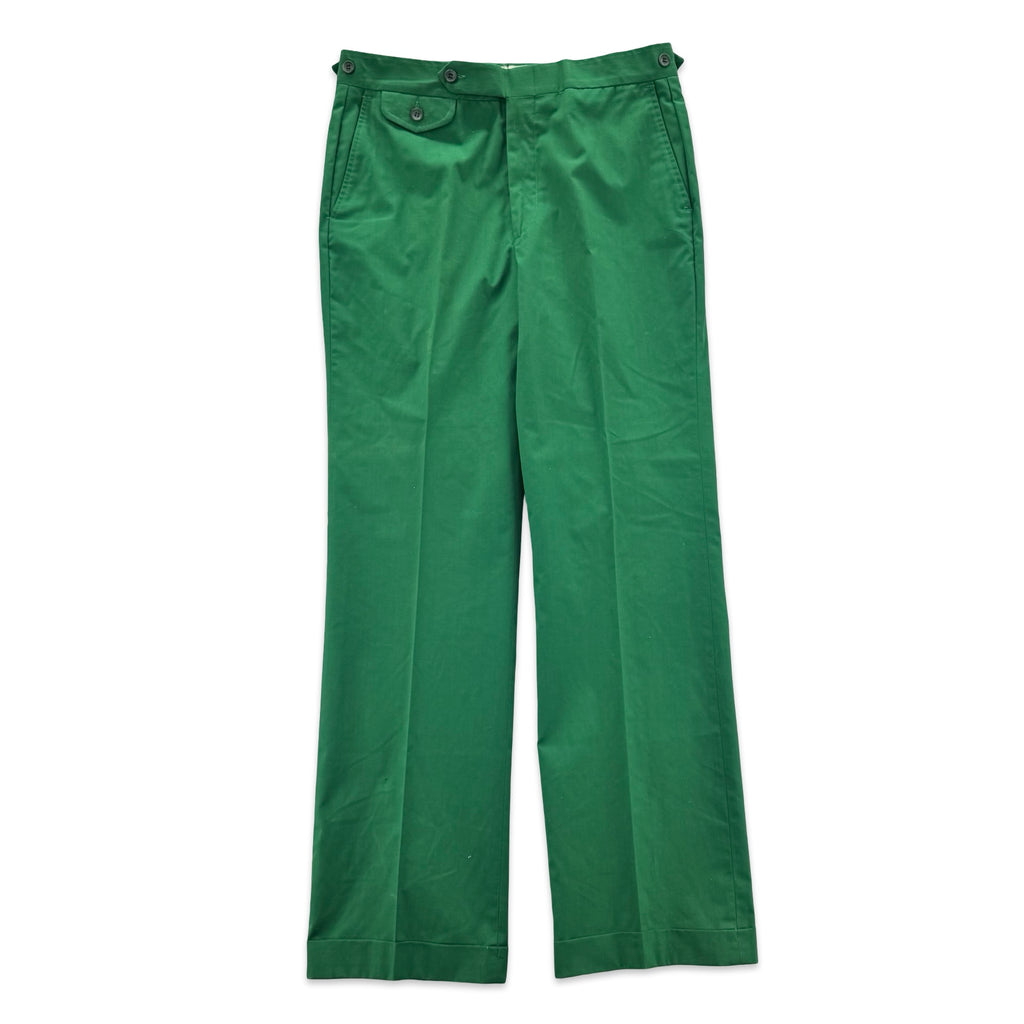 Green 1970s JaySport Trousers (33x32)