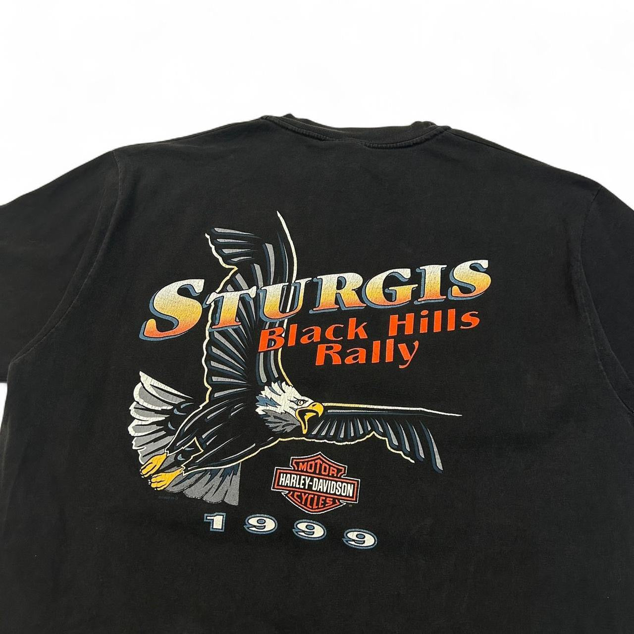 1999 Sturgis Black Hills Rally Harley Davidson Tee (L)
