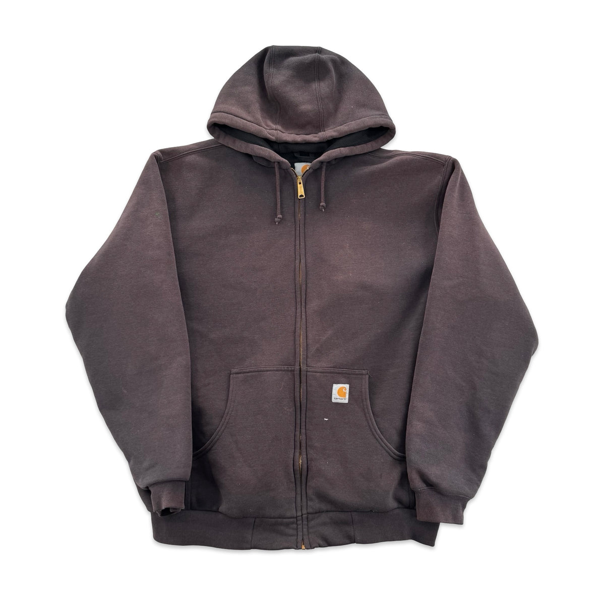 Sun Faded Thermal Lined Carhartt Zip Up (XLT)