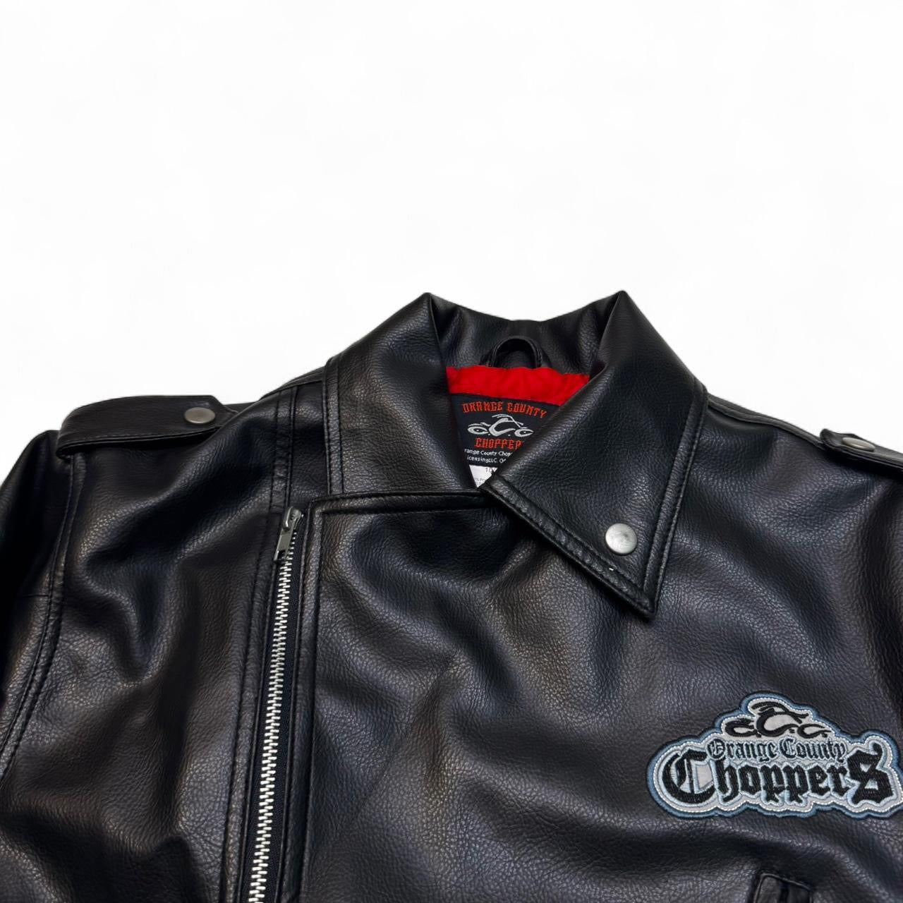 Orange County Choppers Pleather Biker Jacket (S/M Mens 10/12 Women’s )