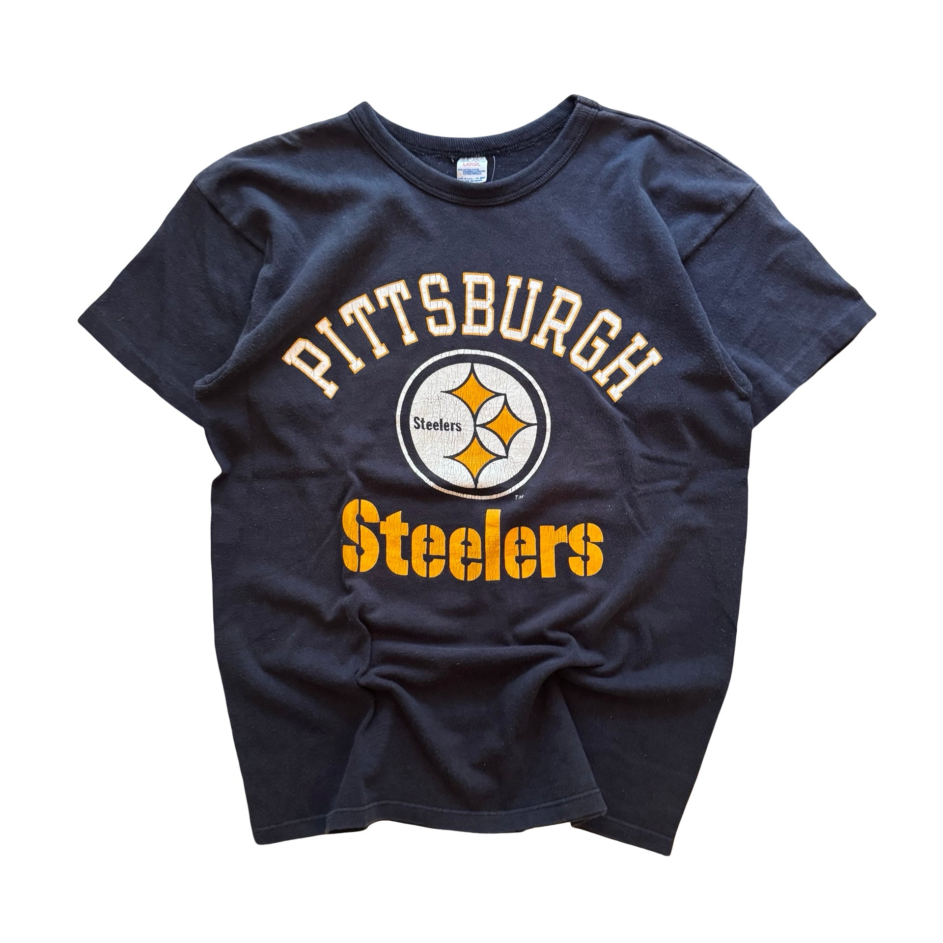 80s Pittsburgh Steelers Champion Tee (L)