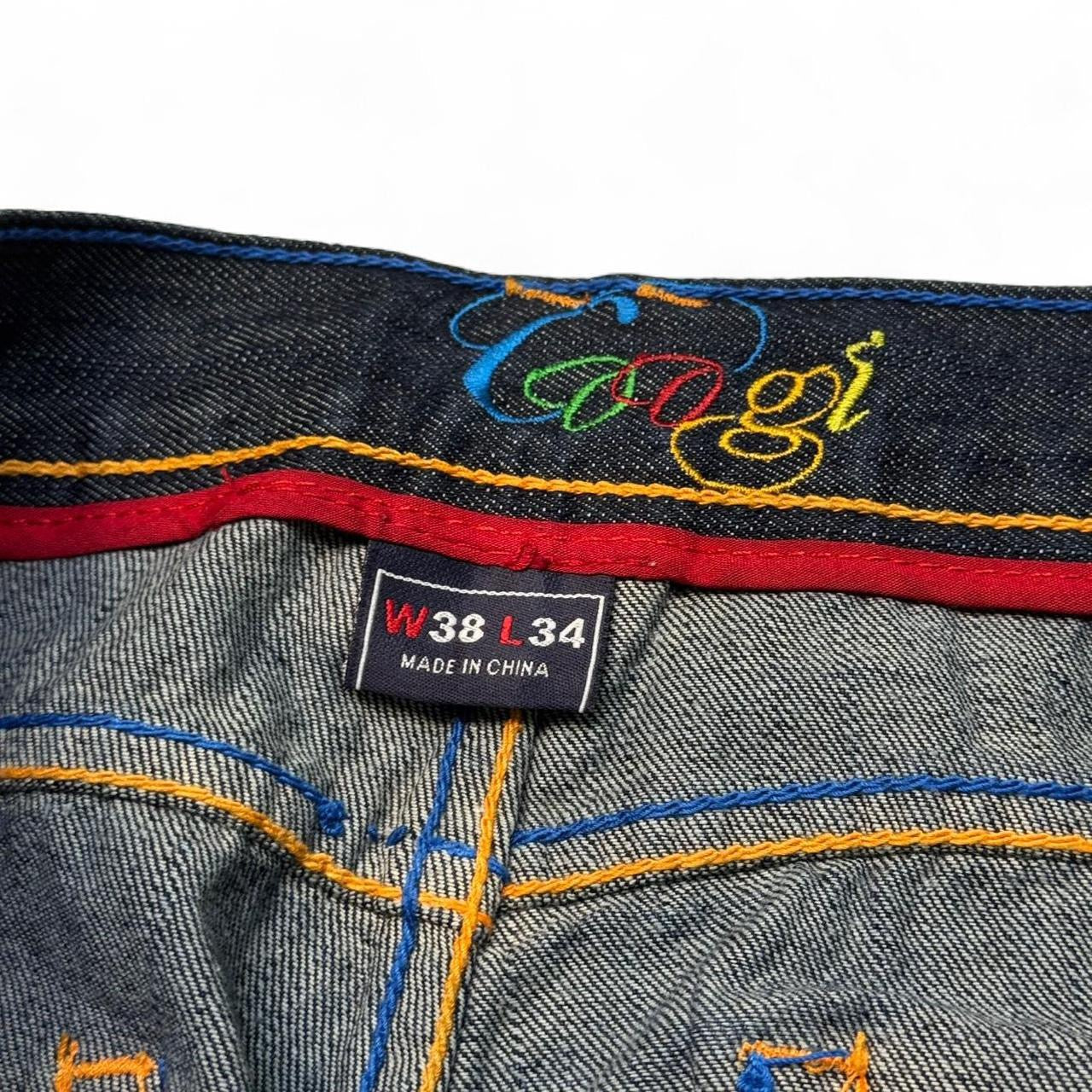 90’s Coogi Parrot Embroidered Jeans (38x28)