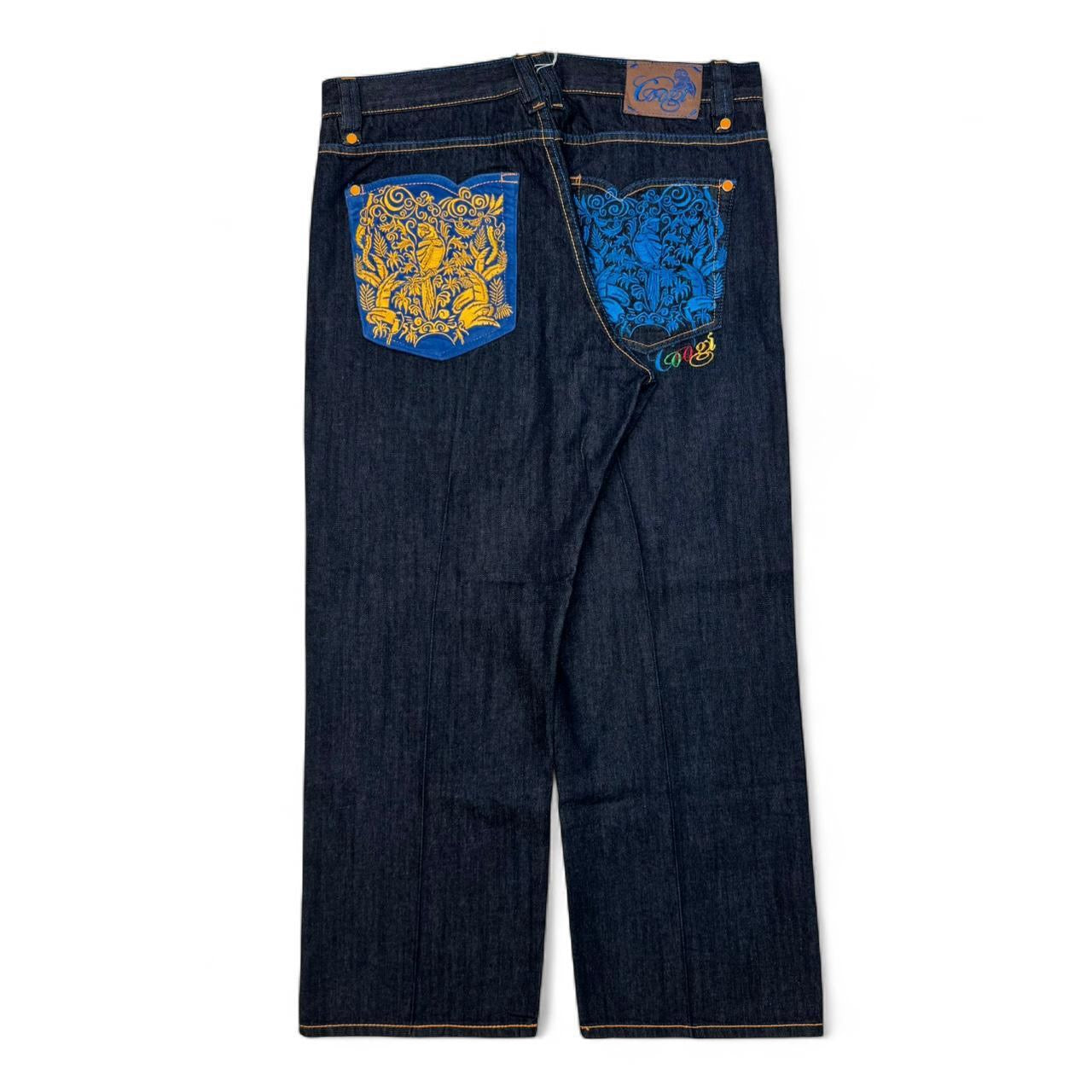90’s Coogi Parrot Embroidered Jeans (38x28)