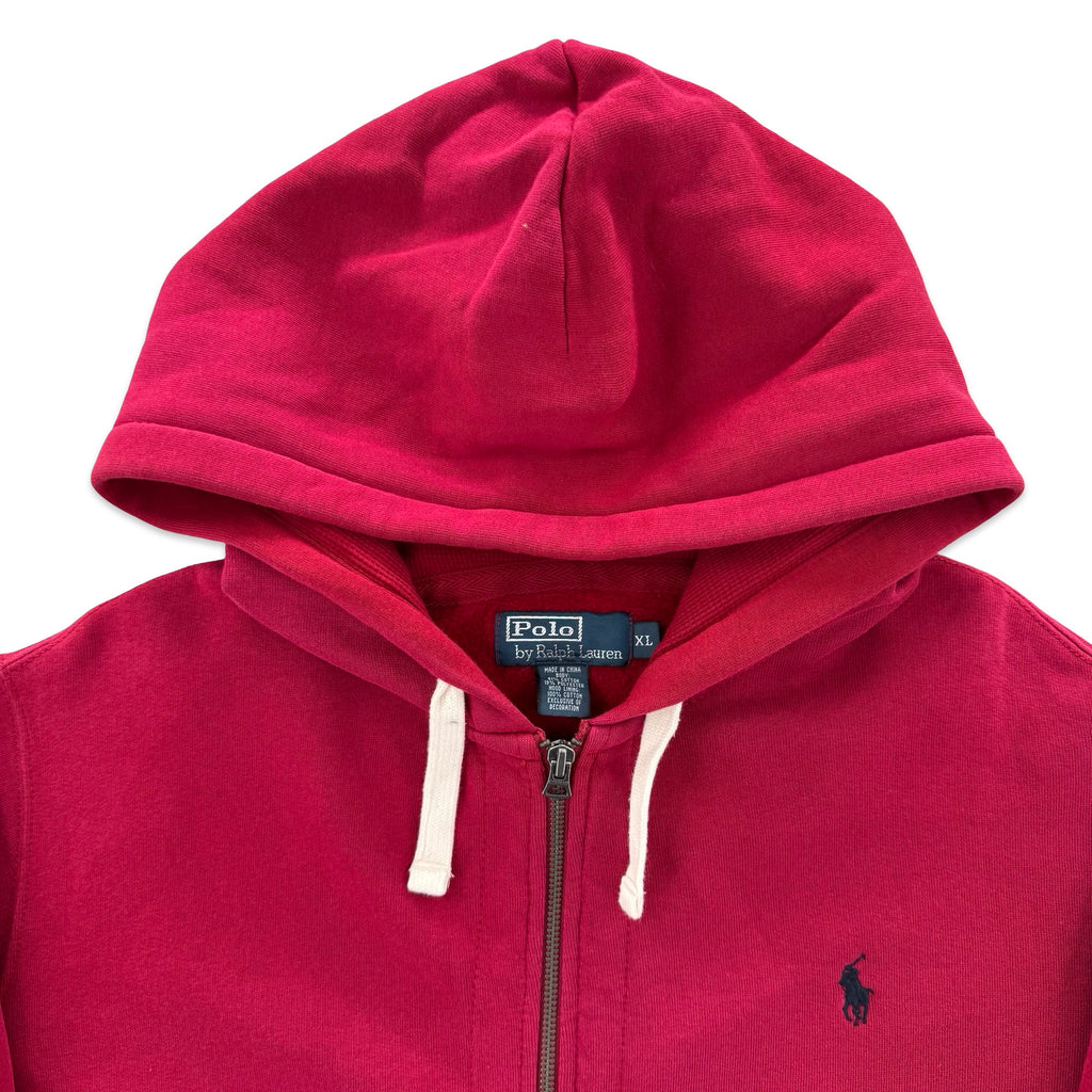 Vintage Red Polo Zip Up (XL)