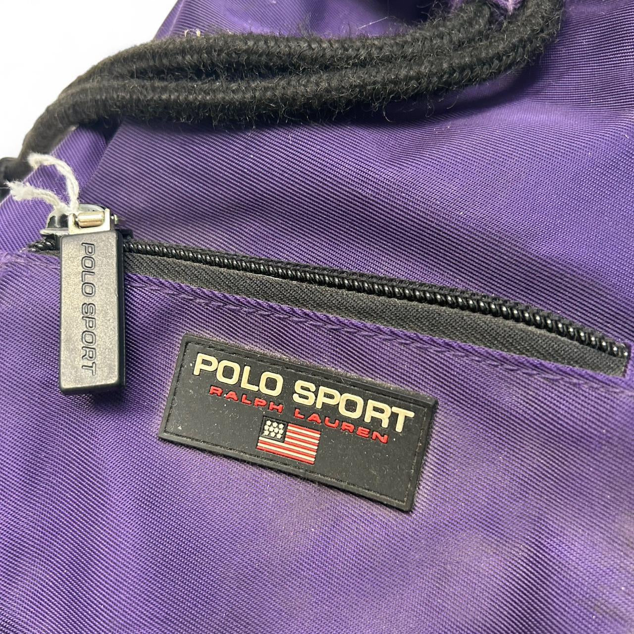 1990’s Polo Sport Ralph Lauren Purple  Crossbody Bucket Bag