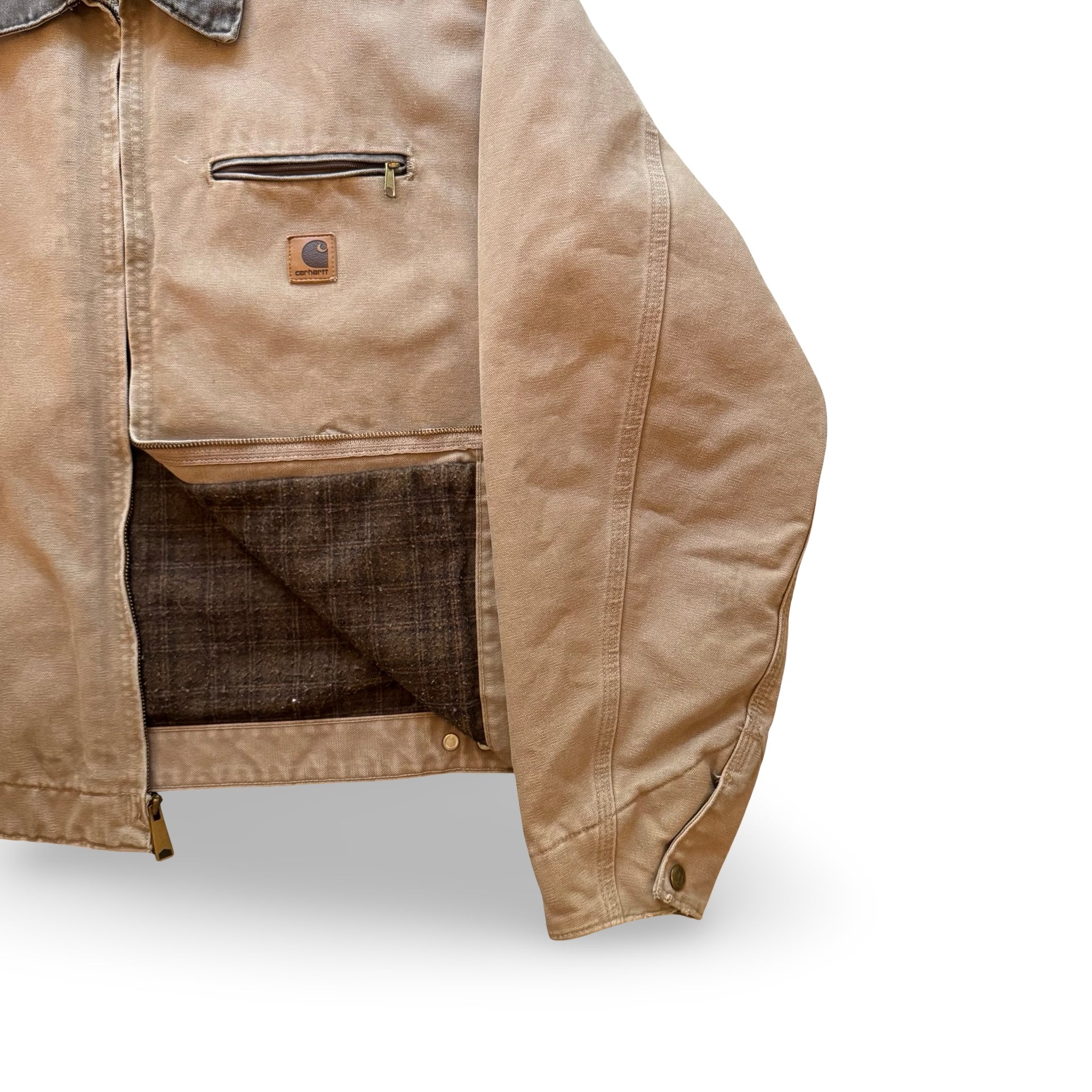 90s Carhartt Detroit “Sandstone” (L)