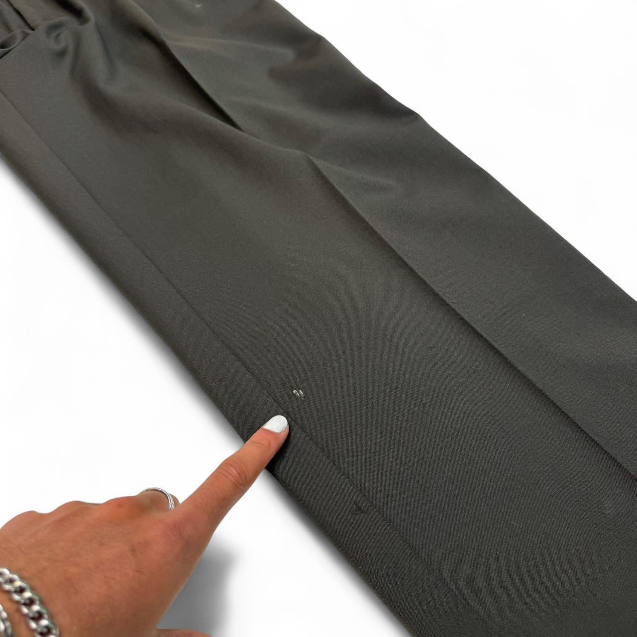 Vintage Yves Saint Laurent Forest Green Dress Pants (36x30)