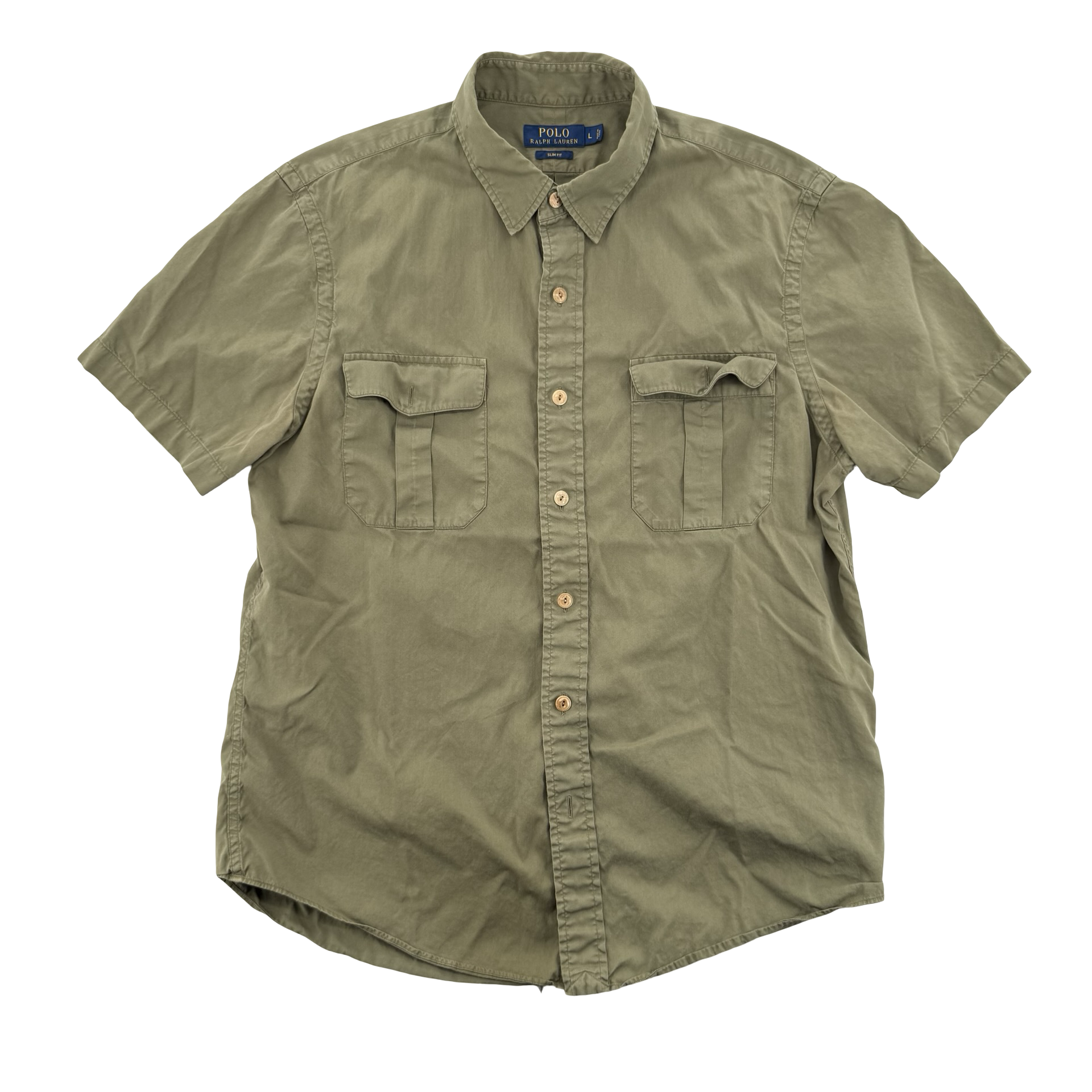 Polo Ralph Lauren Button Up Short Sleeve (L)