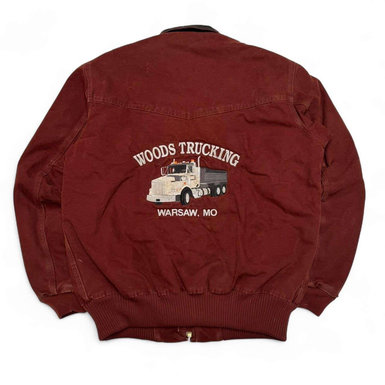 Burgundy Embroidered Carhartt Santa Fe (Large Tall)