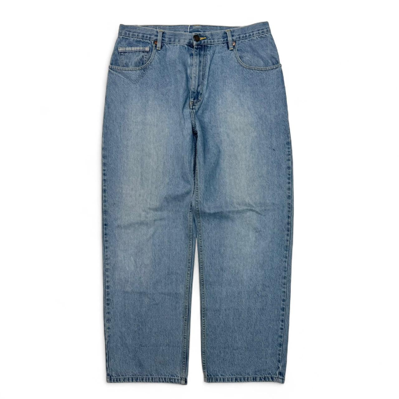 2000s Bad Boy Denim Embroidered Jeans (36x30