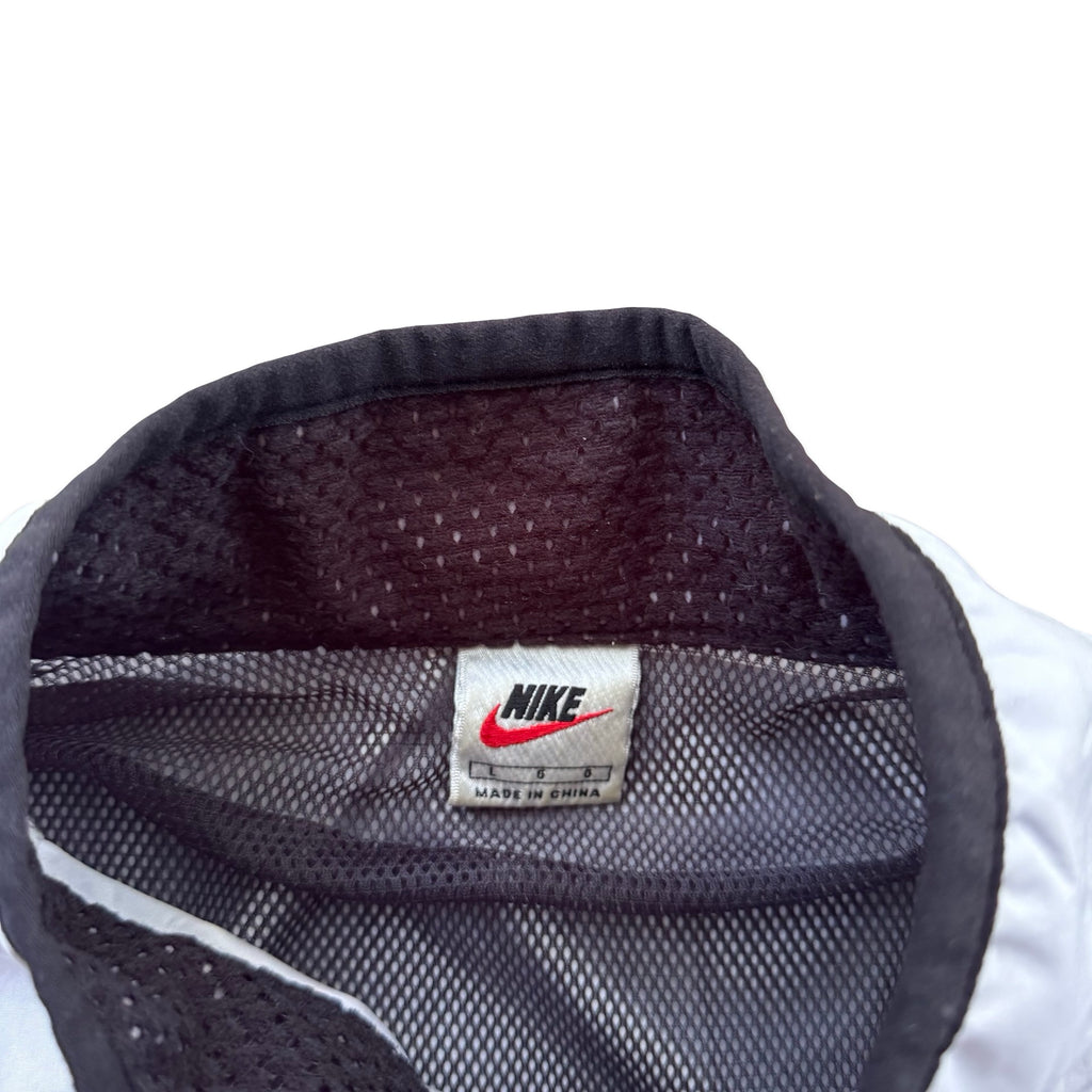 90s Silver Nike Track Jacket (L)