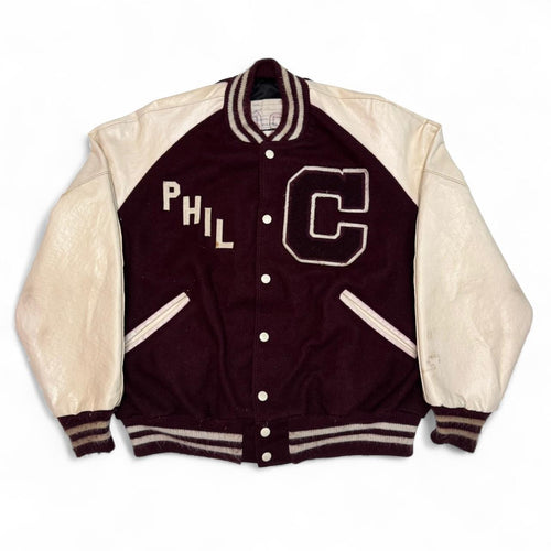 1970s Cherokee Indians Delong Varsity Jacket (L)