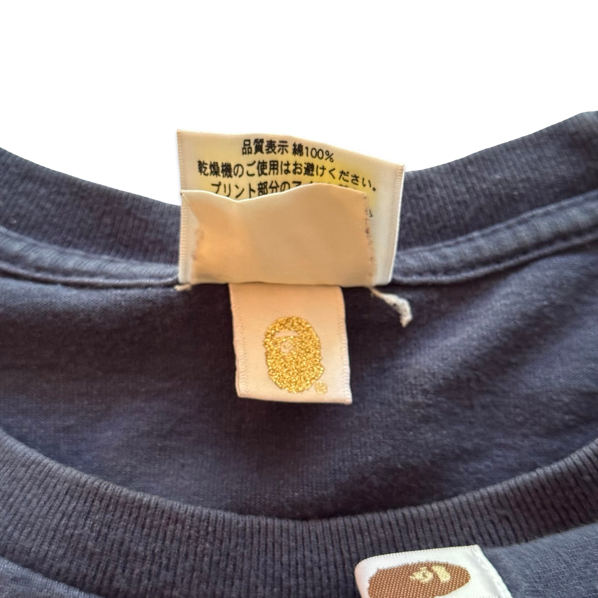 A Bathing Ape Logo Tee (L)