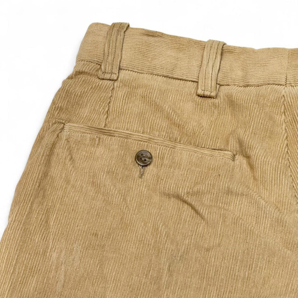 1970s Tan Corduroy Flare Pants (30)