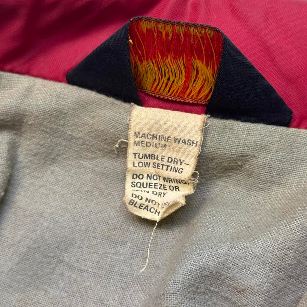 1970s Pla-Jac Red Windbreaker Jacket (XL)
