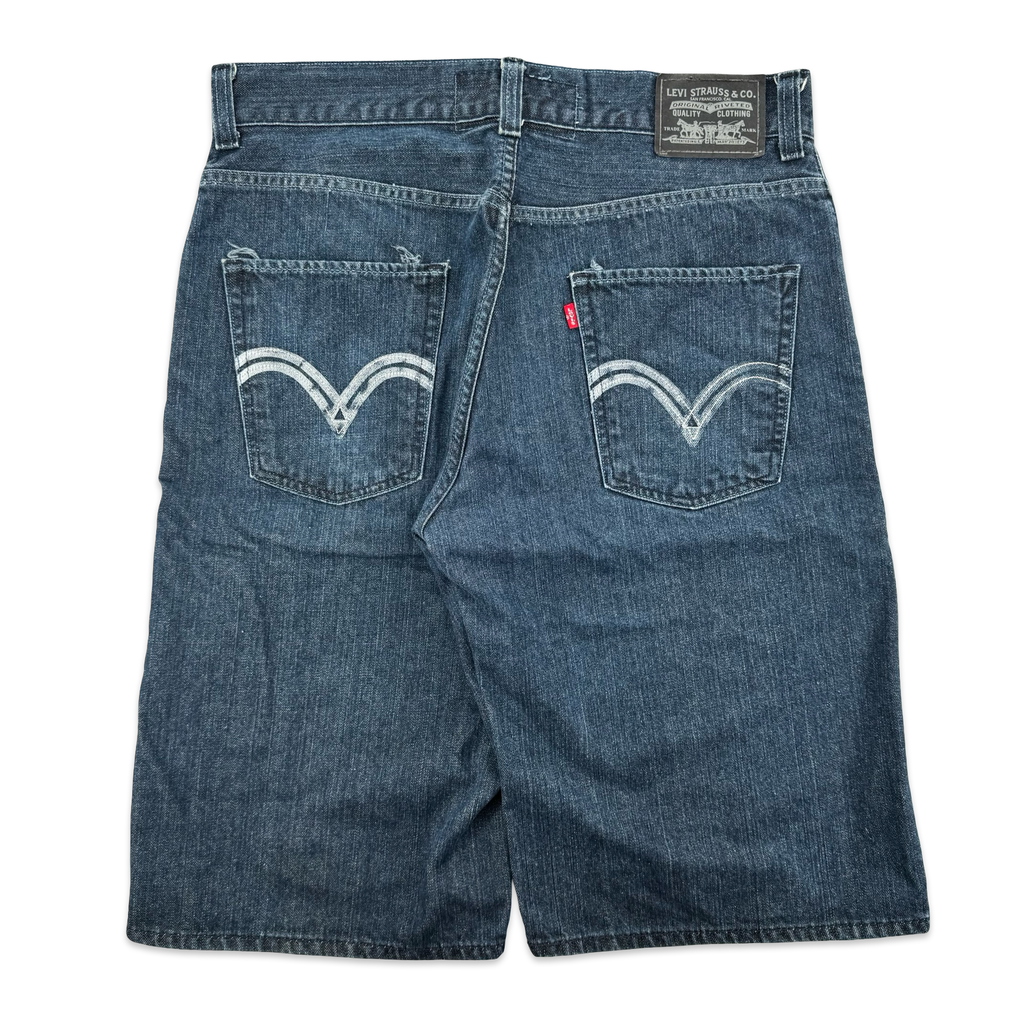 2000s Levi’s 579 Baggy Painted Jorts (35)