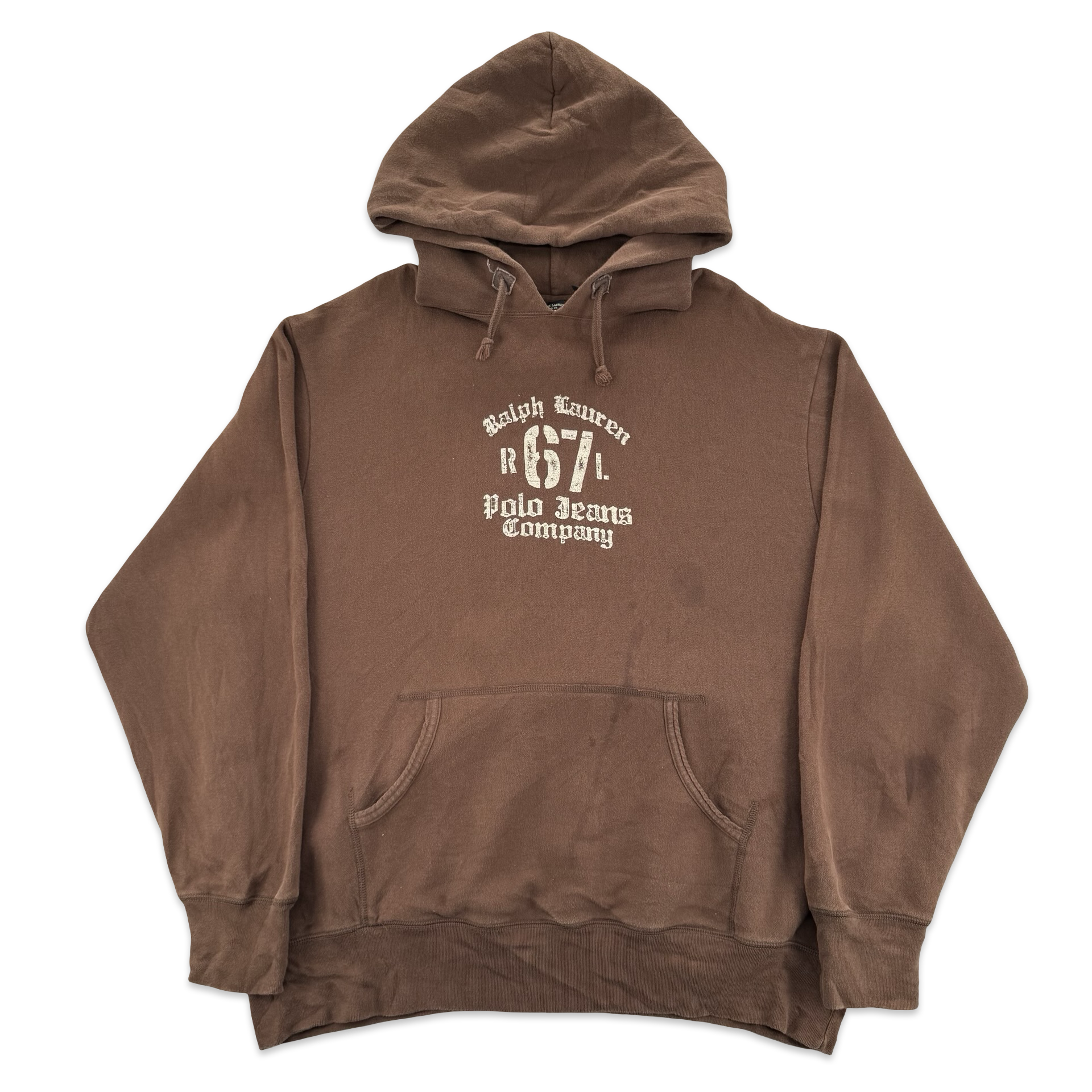 Ralph Lauren Polo Jeans Co. Brown Hoodie (XXL)