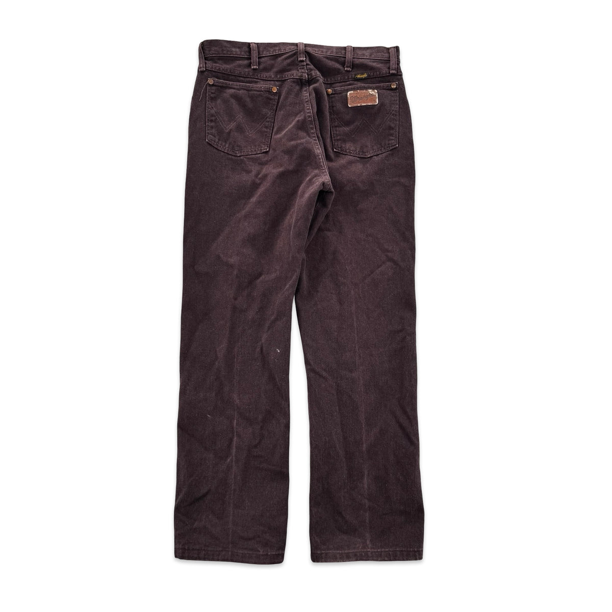 Vintage Burgundy Wrangler Jeans (34x30)