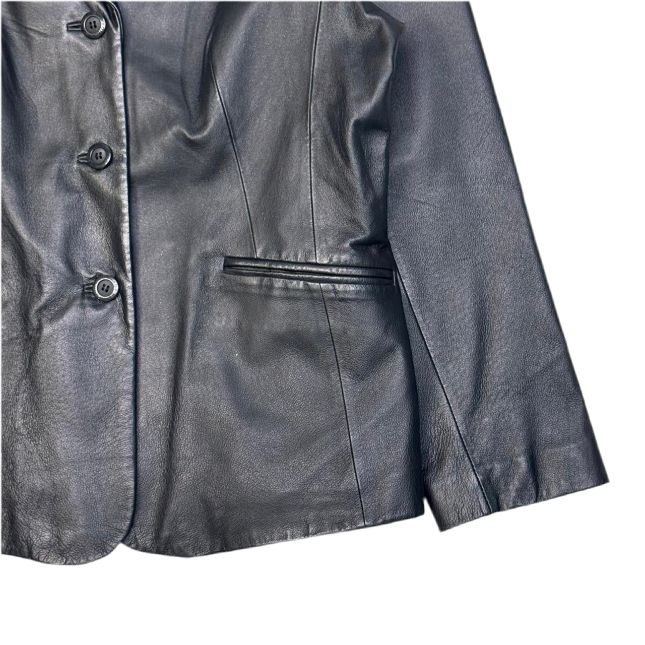 Vintage New York & Co Leather Coat (L)