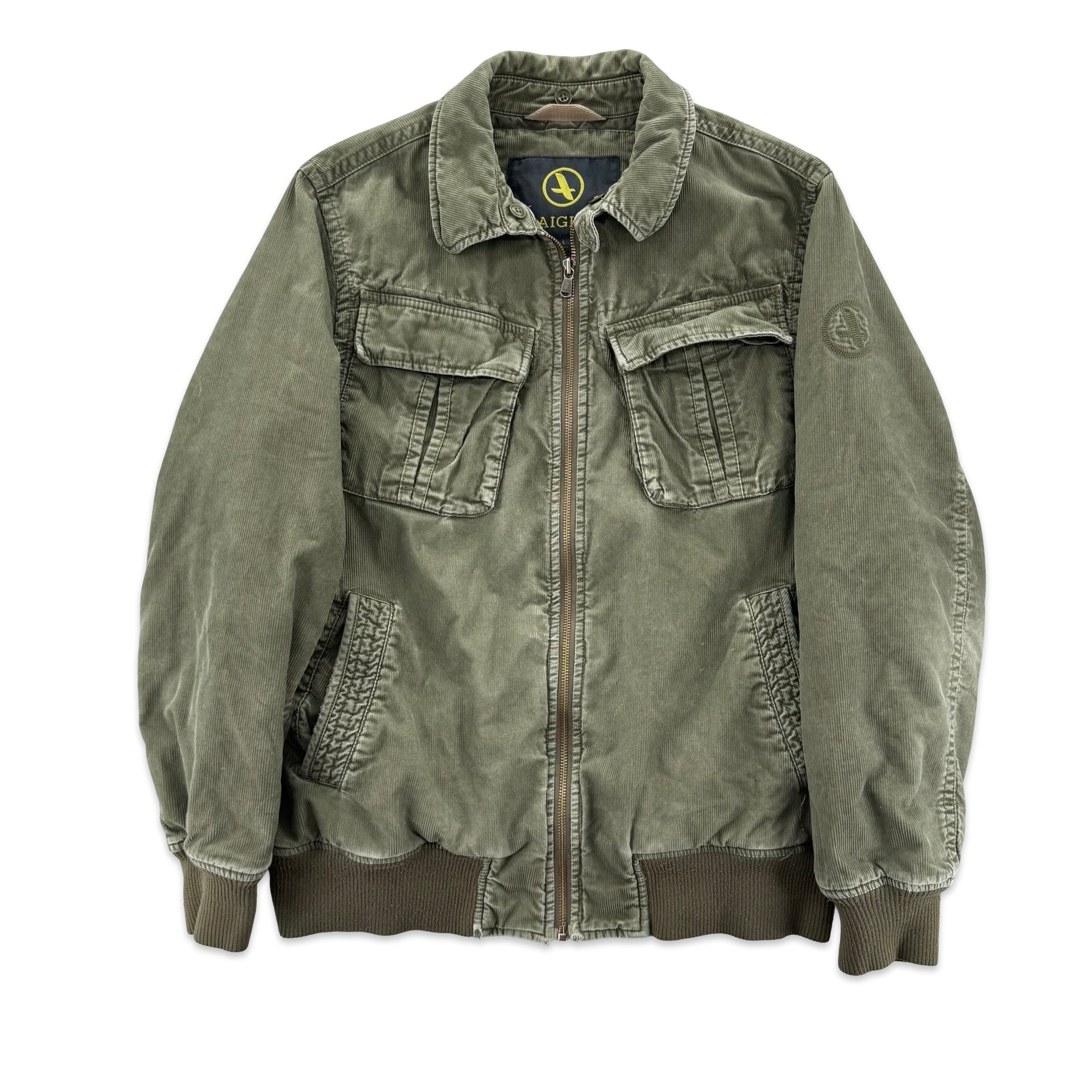 Aigle Green Corduroy Jacket (L)