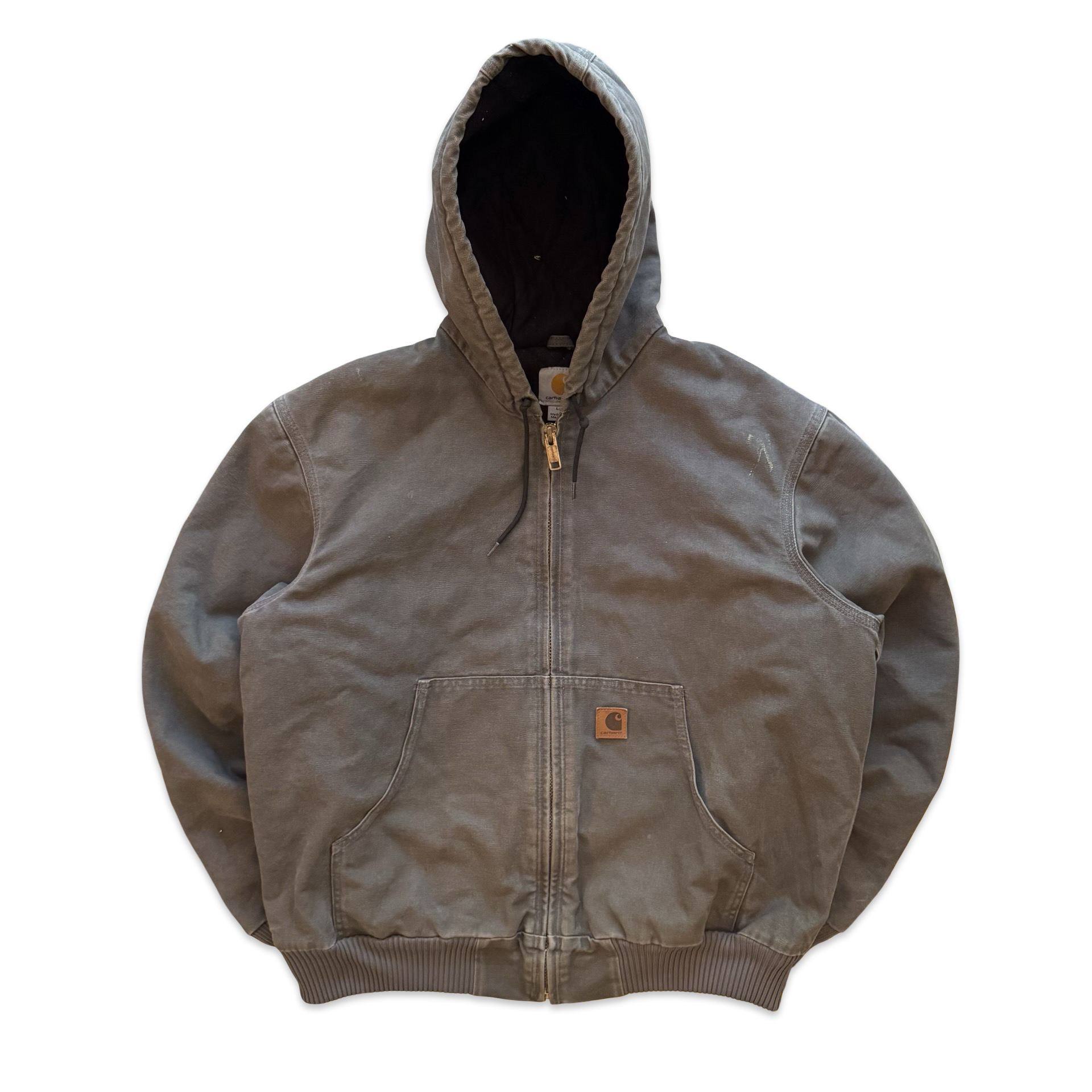 Grey Carhartt Hooded Jacket (L)