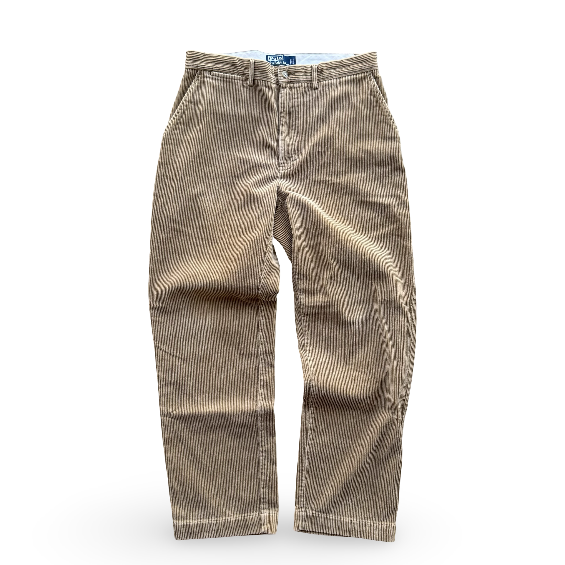 Vintage Tan Ralph Lauren Corduroy Pants (32x29)