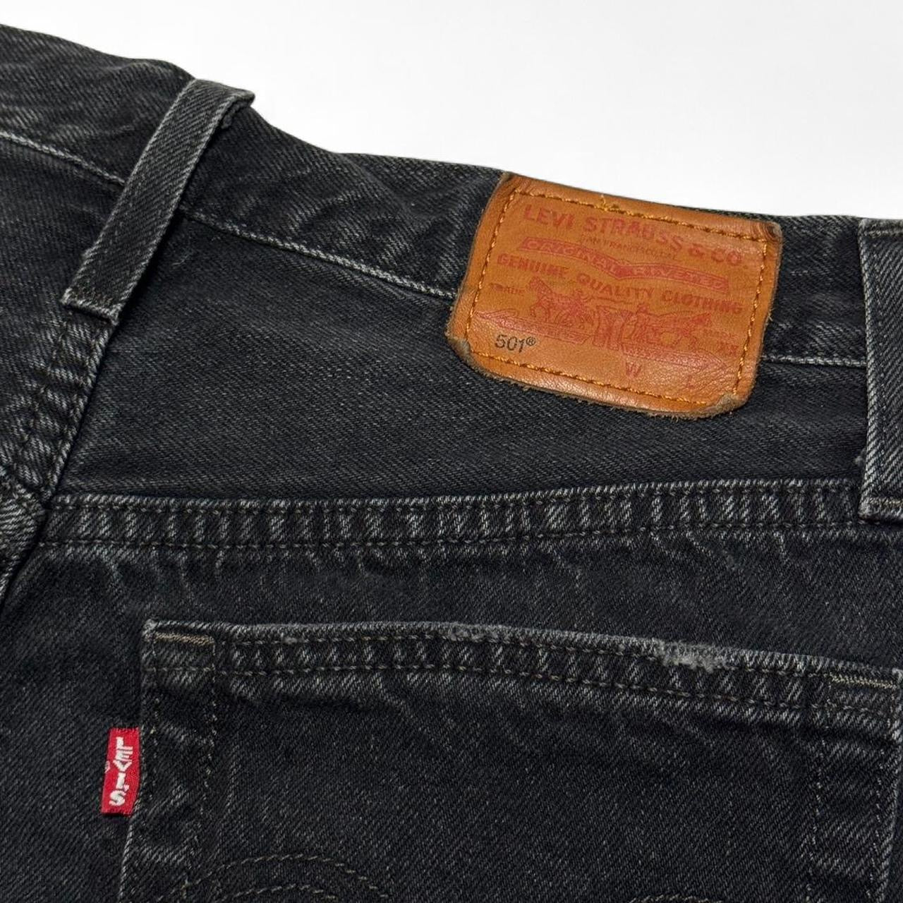 Black Levi’s Premium Frayed Shorts (28”)