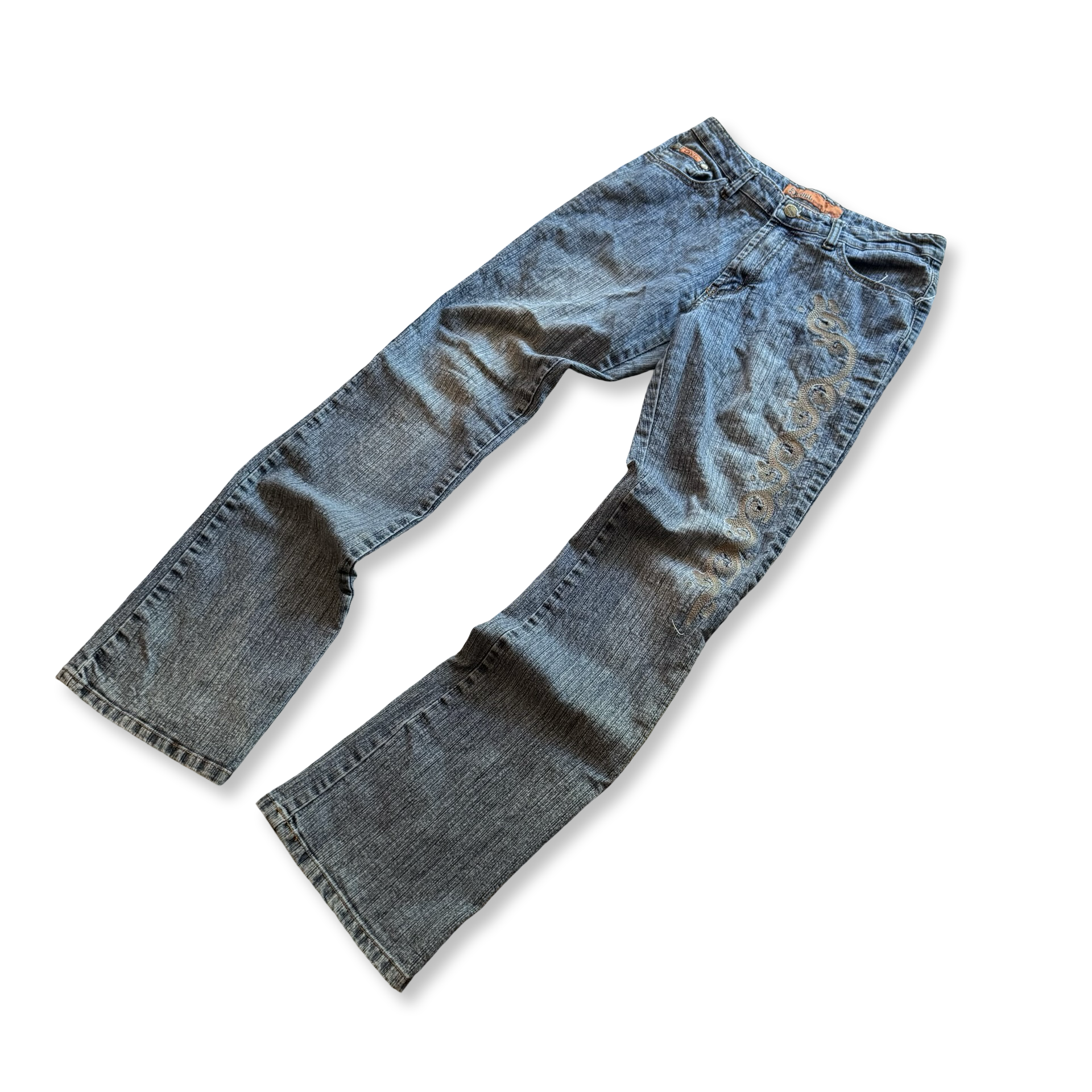 2000s Daniel Embroidered Jeans (28”x31”)