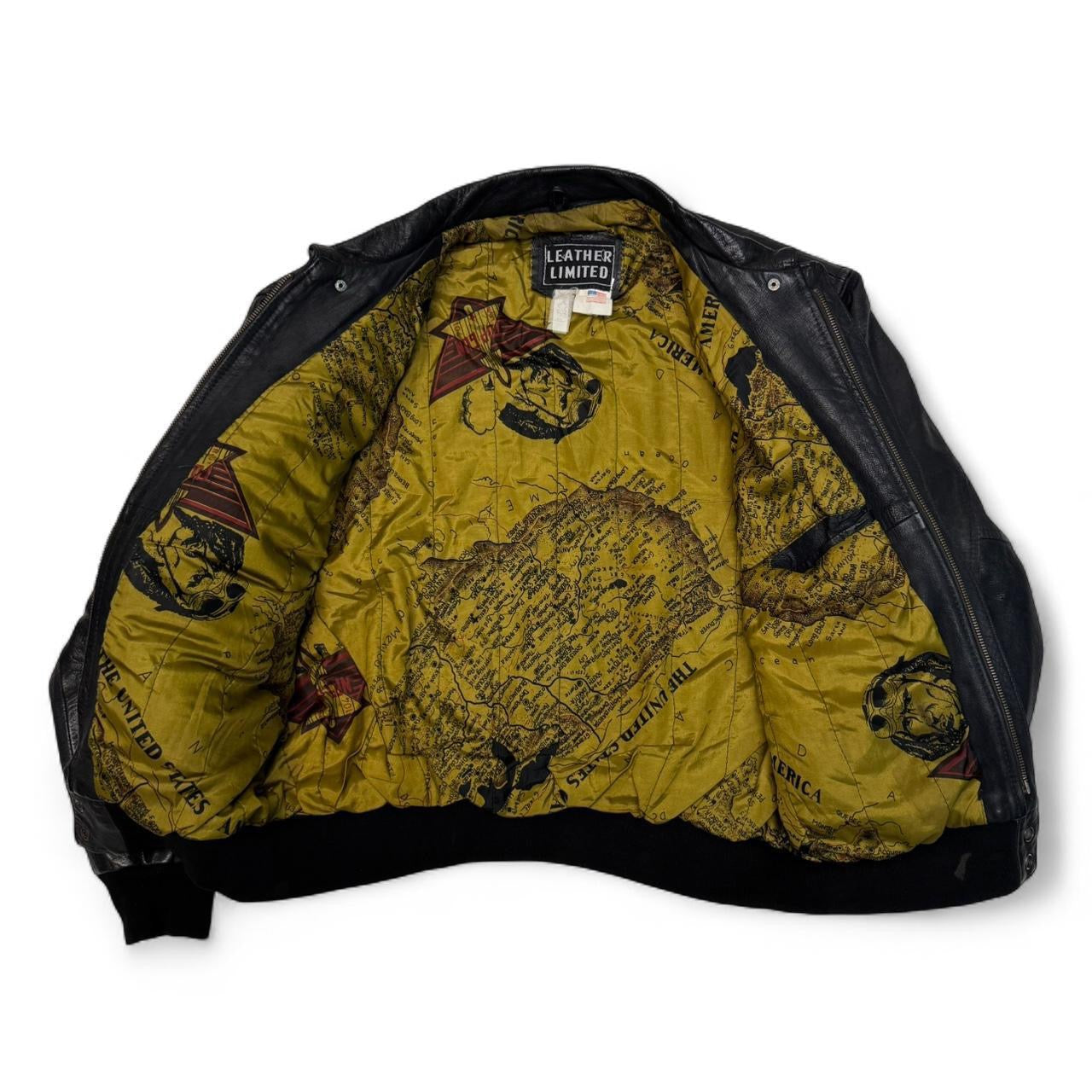 Vintage Leather Limited Leather Bomber Jacket (L)