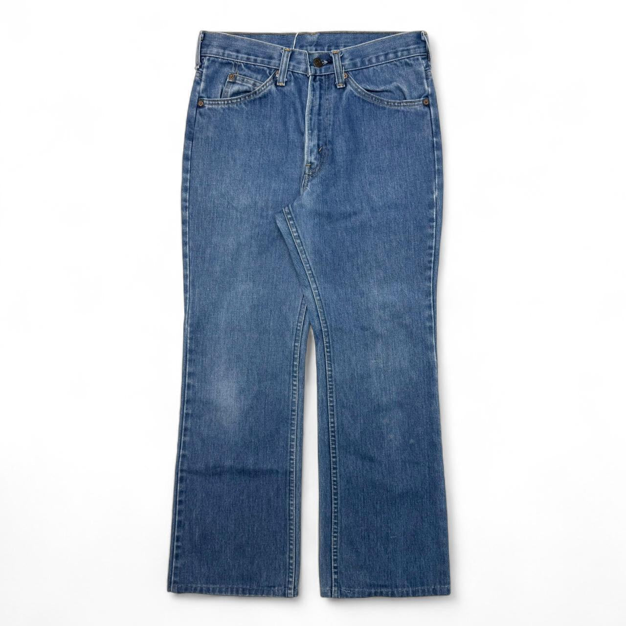 1970s Orange Tab Bootcut Jeans (32x28)