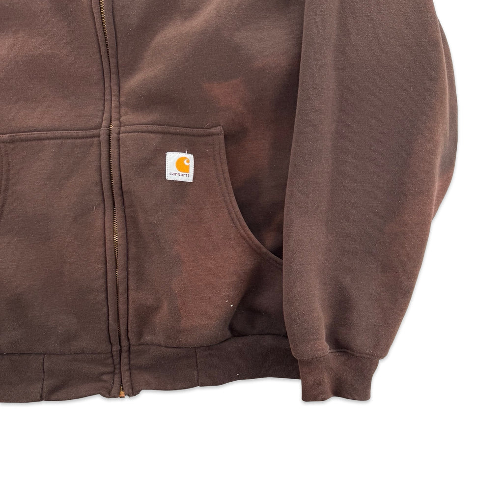 Vintage Brown Carhartt Zip-Up