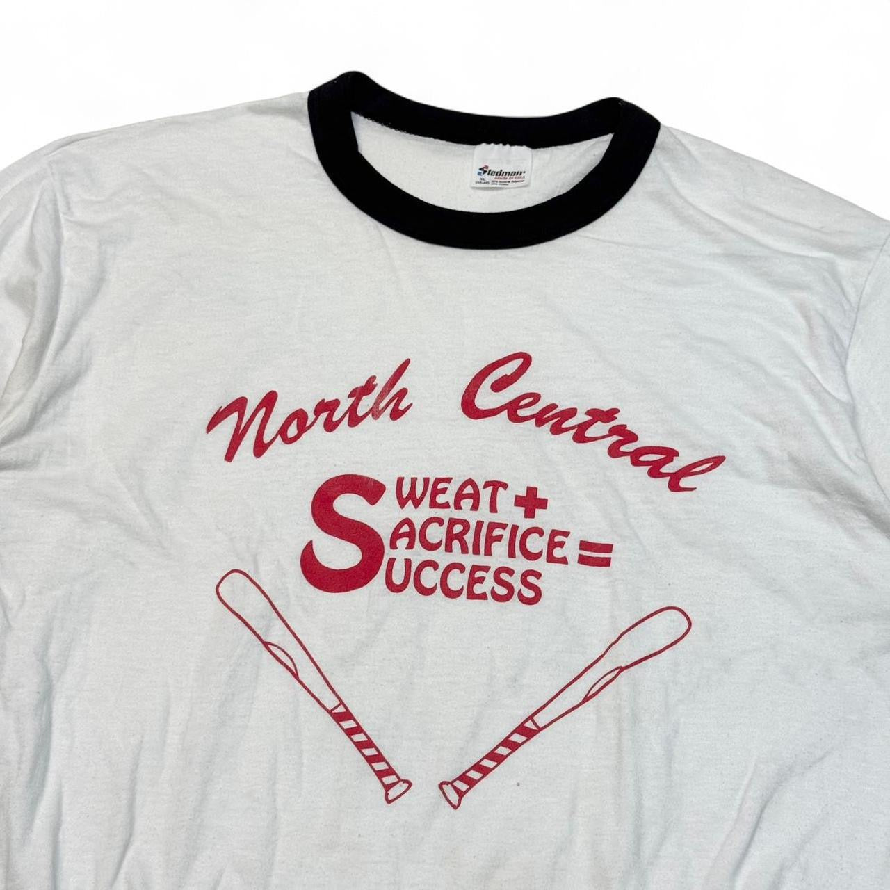 1980s “Sweat + Sacrifice = Success” Ringer Tee