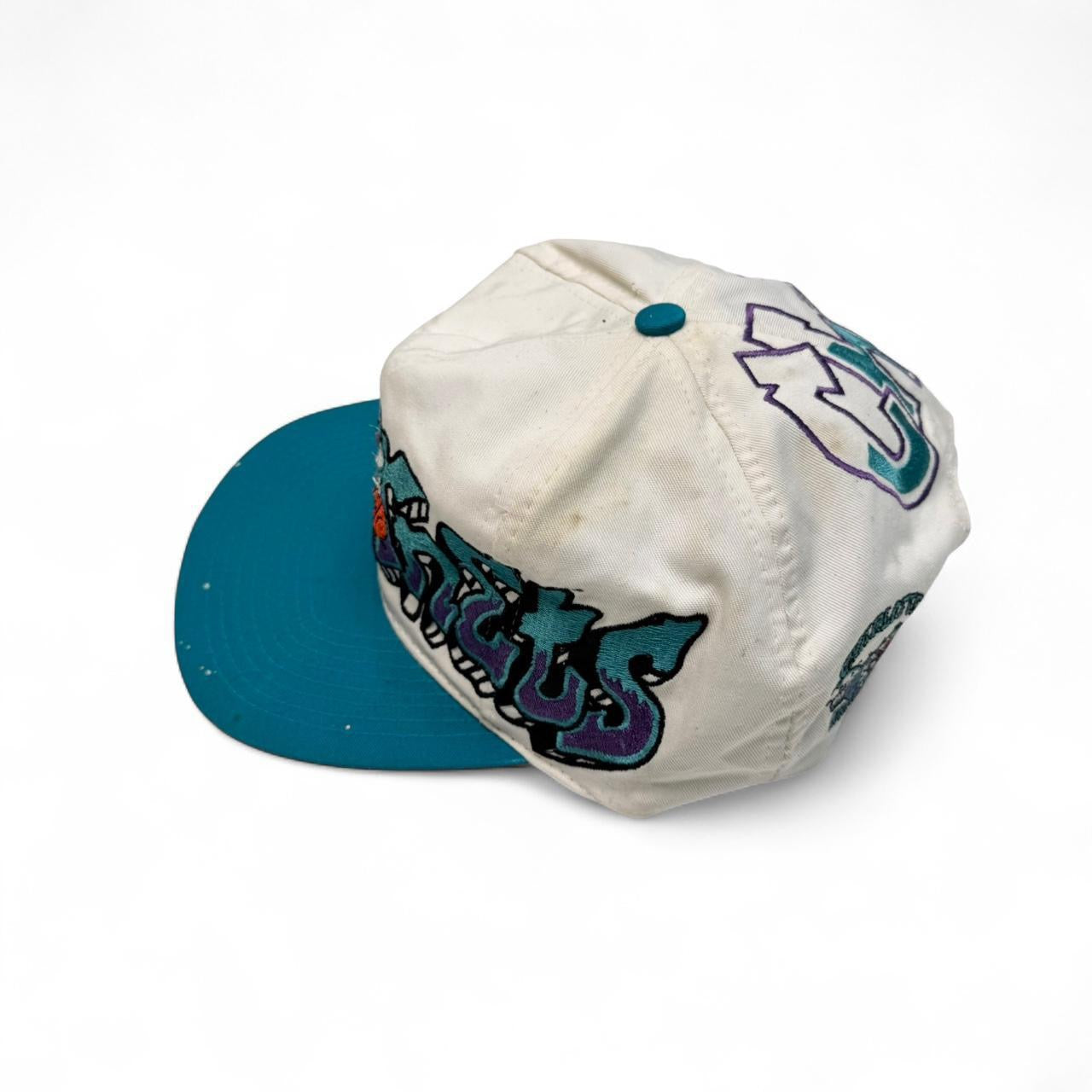 90s Charlotte Hornets Graffiti Drew Pearson Hat