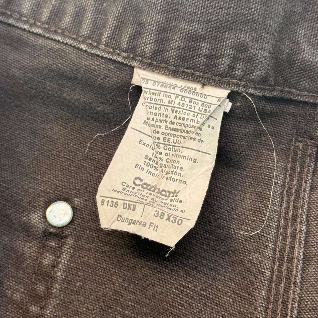90’s Carhartt B136 DKB Brown Double Knee Pants (38x30)