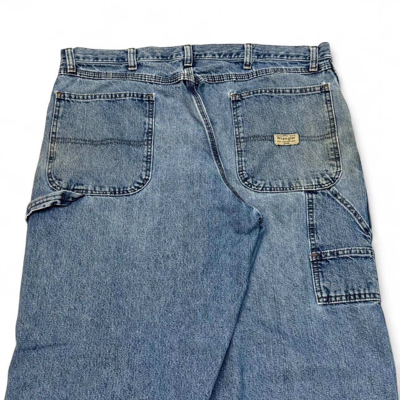 Vintage Baggy Wrangler Carpenter Jeans (38x32)