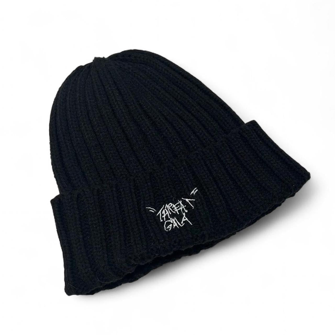 Black Threat Gala Logo Beanie
