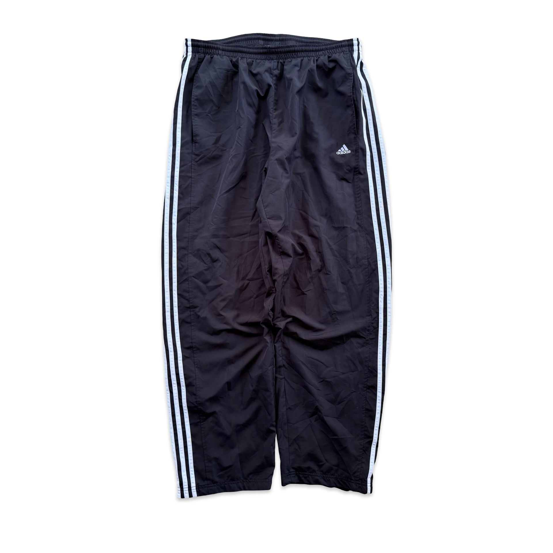 2000’s Black Adidas Track Pant (L)