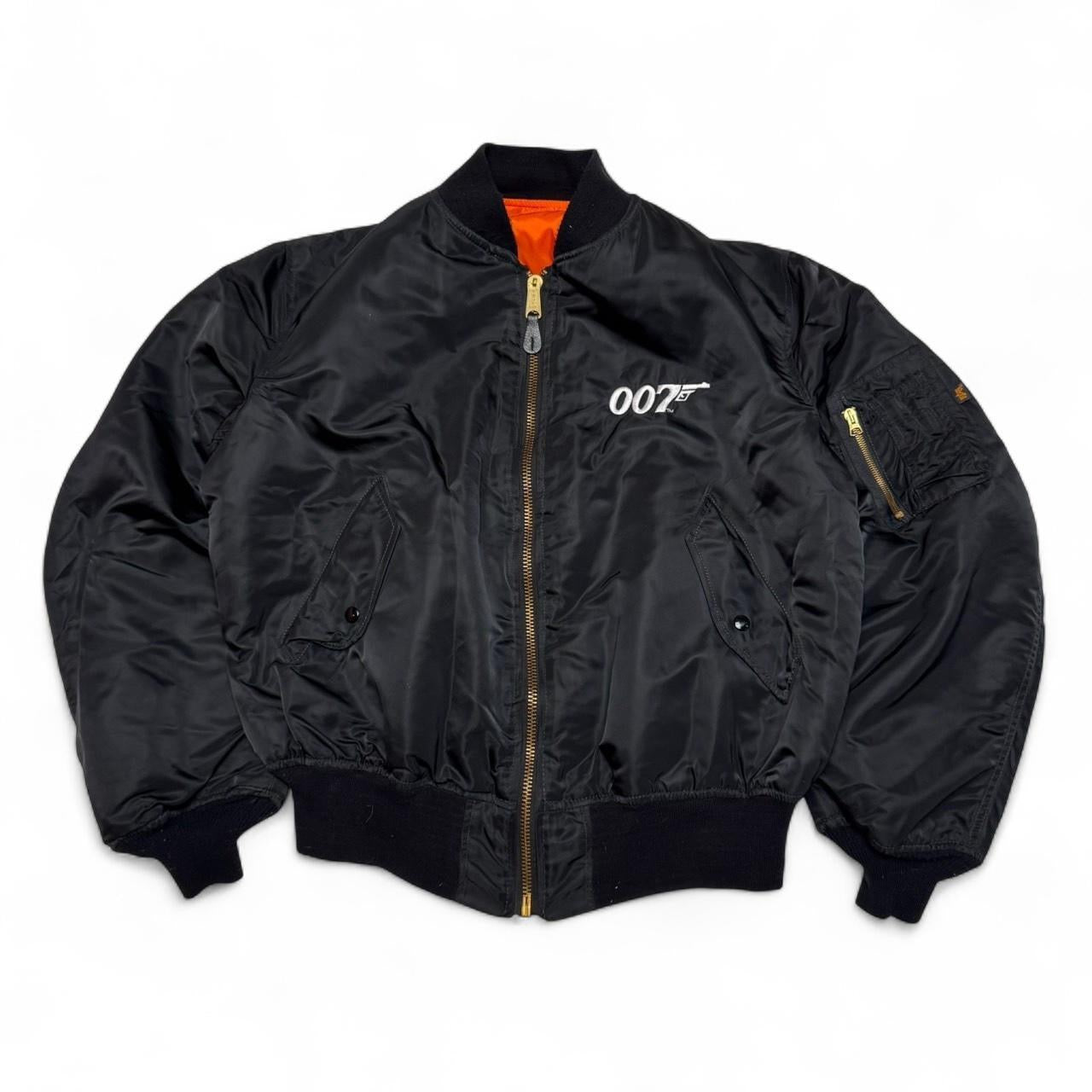 Vintage Alpha Industries 007 Tomorrow Never Dies Bomber Jacket (XXL)